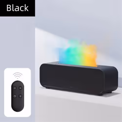 7color Light Simulation Flame Aromatherapy Machine Perfume Diffuser,B