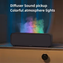7color Light Simulation Flame Aromatherapy Machine Perfume Diffuser,B