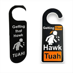 2Pcs Funny Door Knob Hanger Acrylic Interesting Door Handle Hook