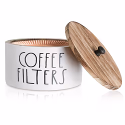 Coffee Filter Holder Wooden Coffee Filter Container