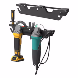 Angle Grinder Holder - 2 Bay Angle Grinder Rack/Stand Storage Rack