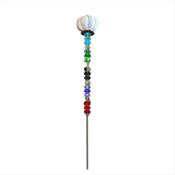 Beaded Garden Stakes Handmade Garden Fairy Wand Garden Stake A