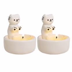Kitty Candle Holder, Lovely Cat Home Decoration Candlestick