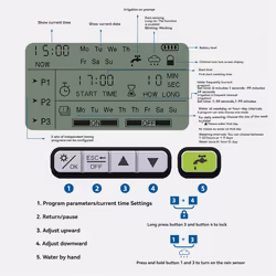 Automatic Watering Controller, Timed Garden Watering Controller, B