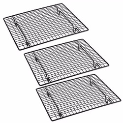 cake cooling rack square non-stick drying net 25.5x23x3cm
