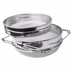 Double-layer stainless steel honey filter Double screen