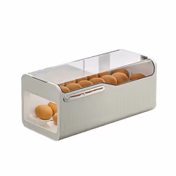 Automatic Egg Rolling Dispenser Clear Egg Container
