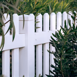 16 Pack White Vinyl Picket Fence Caps 7/8in x 3in