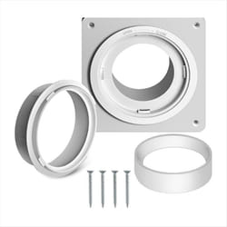 Dryer Vent Wall Plate with Hose(4 inch 8 feet), A