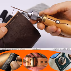 Convenient DIY Leather Product Making Sewing Kit Sewing Awl