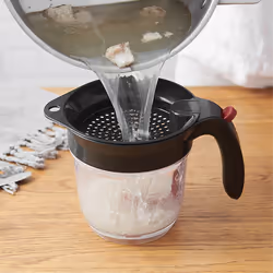 Kitchen Tool Fat Separator with Bottom Release Fat Separator