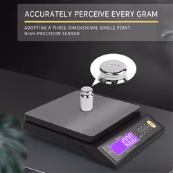 Electronic Kitchen Scale Measuring Weighing Baking Tool LCD Display,B