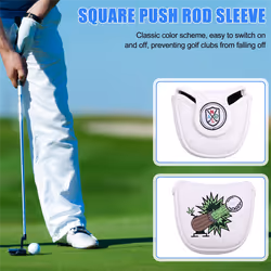 Golf Club Square Mallet Putter Cover Golf Headcover Protector