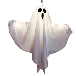 LED Glowing Ghost Indoor and Outdoor Decoration Hanging Lights White