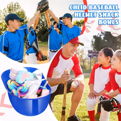 Baseball Helmet Ice Cream Snack Bowl 8 oz Mini Baseball Cap Bowls