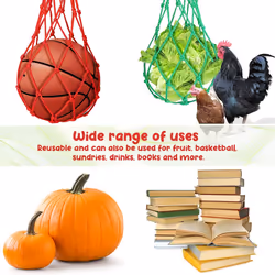 12 Pcs Watermelon Net Melon Cradle Plant and Garden Supports Red