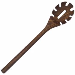 Walnut Wood Spaghetti Pasta Server Long Handle Wooden Pasta Spoon