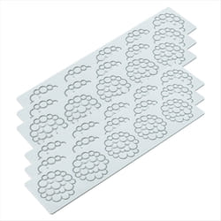 6PCS Flower Lace Mat Cake Mold Wedding Cake Silicone Fondant Molds