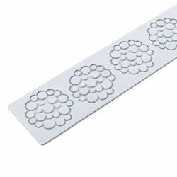 6PCS Flower Lace Mat Cake Mold Wedding Cake Silicone Fondant Molds