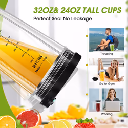 Blender Replacement Parts for , 32oz & 24oz Blender Cups
