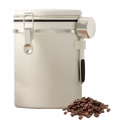 1800ML Stainless Steel Coffee Canister Airtight Container D