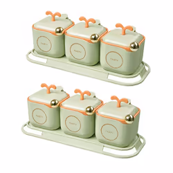 Seasoning Box ,Seasoning Jar Set With Lid Comes And Seasoning Spoon