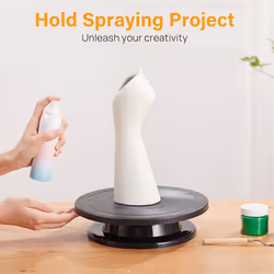 cake decoration decorating turntable White