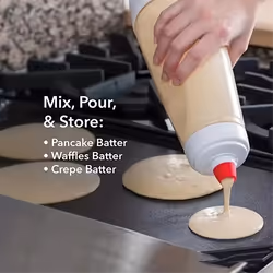 Pancake slurry bottle agitator Equipped with a stirring ball