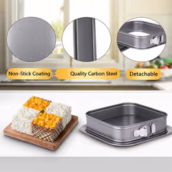 Springform Pan Square Cake Pan 9 Inch Cake Pan Cheesecake Pan