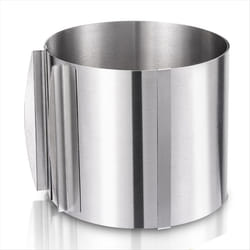 Adjustable Stainless Steel Cake Ring 6 to 12 Inches, Round Cake Molds