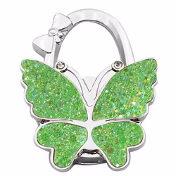 3PCS Foldable Fashion Butterfly Purse Bag Table Hook Holder