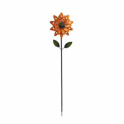 Sunflower Wind Spinner with Stake, Windmill Wind Sculpture