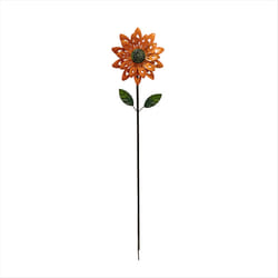 Sunflower Wind Spinner with Stake, Windmill Wind Sculpture