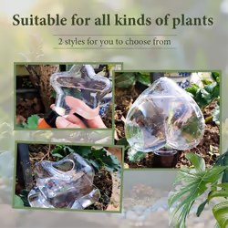 4PC Self Plant Watering Globes Drip Irrigation Plant Watering Devices