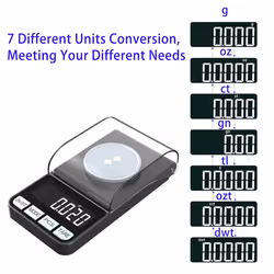 High Precision 100g/0.001g Digital Milligram Scale Jewelry Scale