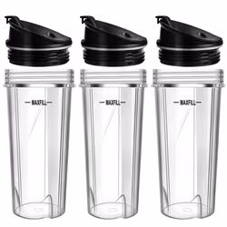 Blender Replacement Parts for , 3 Pack 16oz Blender Cups
