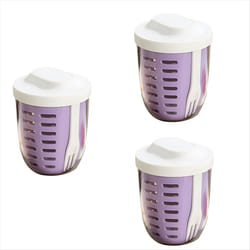 Salad cup, picnic fruit cup, double-layer drain cup,