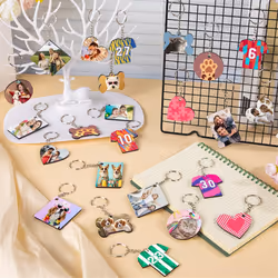 180 Pcs Sublimation Keychain Blanks, Sublimation Key Chains Bulk