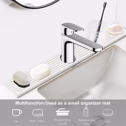Faucet Mat for Kitchen Sink Diatomite Sink Tray Absorbent Mat