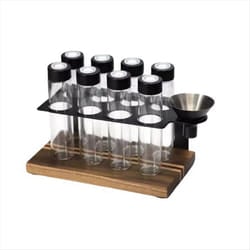 Coffee Beans Storage Container Display Rack Tea Tube Bottle