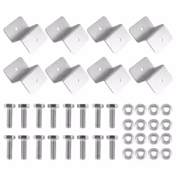 8Pcs Solar Panel Mounting Bracket Z Style Aluminum Alloy Roof Support