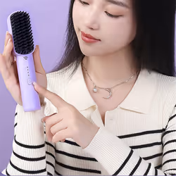 Wireless Straightener Brush Negative Ions Do Not Hurt Hair Cordless