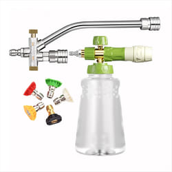 Foam-Cannon with 5 Pressure Washer Sprayer Nozzles, B