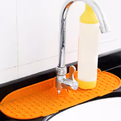 Silicone faucet drain pad household kitchen sink faucet pad 14x52CM