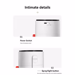 Humidifiers for Bedroom Rechargeable Desk Portable Humidifier 800ML