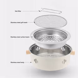 Outdoor Camping Barbecue Grill BBQ Stove Home Charcoal BBQ Grill