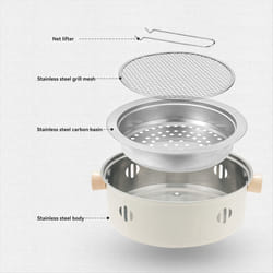 Outdoor Camping Barbecue Grill BBQ Stove Home Charcoal BBQ Grill