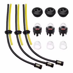 Fuel Filter Fuel Hose Seal With Priming Bulbs For Brushcutter Trimmer