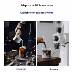 Espresso tapping box Square coffee grounds box for home/office large