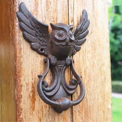 Mystical Owl Cast Door Knocker,Antique Door Handle